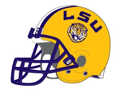 lsu football helmet